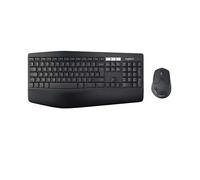 Logitech MK850 Performance Full-size (100%) Wireless RF Wireless + Bluetooth QWERTY Black Mouse included
