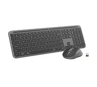Logitech MK955 Signature Slim Wireless Keyboard and Mouse Combo, for Larger Hands, Quiet Typing and Clicking, Switch Across Three Devices, Bluetooth, Multi-OS, for Windows and Mac - Graphite