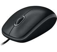 Logitech M100 Wired USB Mouse, 3-Buttons,1000 DPI Optical Tracking, Ambidextrous, Compatible with PC, Mac, Laptop - Black