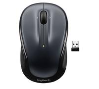 Logitech M325s Wireless Mouse, 2.4 GHz with USB Receiver, 1000 DPI Optical Tracking, 18-Month Life Battery, PC/Mac/Laptop/Chromebook - Dark Silver