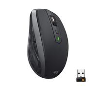 Logitech MX Anywhere 2S Wireless Mouse Use On Any Surface Hyper-Fast Scrolling Rechargeable Control Up to 3 Apple Mac and Windows Compute