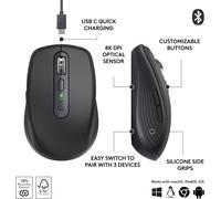 Logitech Mx Anywhere 3S Black Mouse