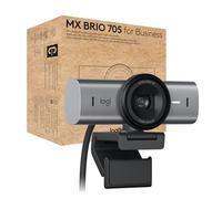 Logitech MX Brio 705 for Business 4K Webcam with Auto Light Correction, Ultra HD, Auto-Framing, Show Mode, USB-C, Works with Microsoft Teams, Zoom, Google Meet - Graphite