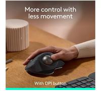 LOGITECH MX Ergo S Wireless Optical Trackball Mouse, Black