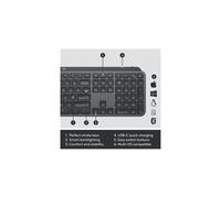 Logitech MX Keys combo for Business Gen 2 keyboard Mouse included RF Wireless + Bluetooth QWERTY UK International Graphite