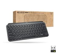 Logitech MX Keys Mini Wireless Illuminated Keyboard for Business, Compact, Logi Bolt Technology, Backlit, Rechargeable, Globally Certified, Windows/Mac/Chrome/Linux - Graphite