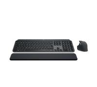 Logitech MX Keys S COMBO - Performance Wireless Keyboard and Mouse with Palm Rest, Customisable Illumination, Fast Scrolling, Bluetooth, USB C, Windows, Linux, Chrome, Mac, QWERTY UK Layout - Graphite