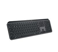 Logitech MX Keys S Wireless Keyboard, Low Profile, Fluid Quiet Typing, Programmable , Backlighting, Bluetooth, USB C Rechargeable, for Windows PC, Linux, Chrome, Mac, QWERTY UK English - Graphite