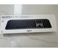 Logitech MX Keys S Wireless Keyboard, Low Profile, Fluid Quiet Typing, Programmable , Backlighting, Bluetooth, USB C Rechargeable, for Windows PC, Linux, Chrome, Mac, QWERTY UK English - Graphite