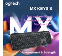 Logitech MX Keys S Wireless Office Keyboard - Smart Illuminated, Multi-Device Ergonomic w/ Logi Bolt, Low Profile & Portable BLACk
