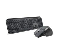 Logitech MX Master 4, Ergonomic Wireless Mouse with Advanced Performance Haptic Feedback, Ultra-Fast Scrolling, Bluetooth, Windows, MacOS + MX Keys S Wireless Keyboard QWERTY UK English - Graphite