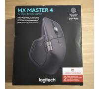 LOGITECH MX MASTER 4 HIGH PERFORMANCE WIRELESS MOUSE BLACK BNIB Windows MacOS