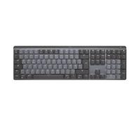 Logitech MX Mechanical Wireless Illuminated Keyboard, Clicky Switches, Backlit, Bluetooth, USB-C, macOS, Windows, Linux, iOS, Android, Metal, QWERTY US International Layout - Grey