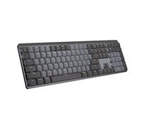 Logitech MX Wireless Mechanical Keyboard Illuminated Silent Touch Sensitive Switches Illuminated Buttons Bluetooth USB-C MacOS Windows Linux iOS Android Metal Graphite