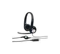 Logitech N53727 Padded H390 USB Headset, Black & Silver