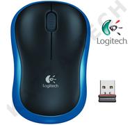 Logitech NEW M185 BLUE Wireless Optical Mouse Compact for PC Laptop MAC Linux