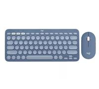 Logitech Pebble 2 Combo Wireless Keyboard & Mouse Set Bluetooth Quiet Slim