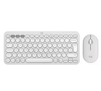 Logitech Pebble 2 Combo Wireless Keyboard & Mouse Set Bluetooth Quiet Slim