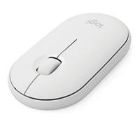 Logitech Pebble I345 Wireless Optical Mouse Silent, Slim, Off-White Apple