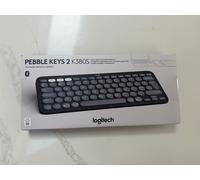 Logitech Pebble Keys 2 K380s Bluetooth Keyboard -, UK English graphite new