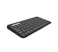 Logitech Pebble Keys 2 K380s, Multi-Device Bluetooth Wireless Keyboard with Customisable Shortcuts,Slim and Portable, Easy-Switch for Windows/macOS/iPadOS/Android/Chrome OS, QWERTY UK Layout, Graphite, New