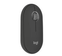 Logitech Pebble Mouse 2 M350s Slim Bluetooth Wireless Mouse, Portable, Lightweight, Customisable Button, Quiet Clicks, Easy-Switch for Windows, macOS, iPadOS, Android, Chrome OS - Graphite