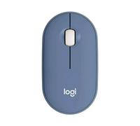 Logitech Pebble Wireless Bluetooth Silent Mouse, Quiet Click - Blue