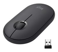 Logitech Pebble Wireless Mouse with Bluetooth or 2.4 GHz Receiver, Silent, Slim Computer Mouse with Quiet Clicks,