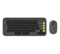 LOGITECH Pop Icon Combo Wireless Keyboard & Mouse Set - Graphite