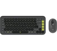 Logitech POP ICON COMBO, Bluetooth keyboard and mouse combo, comfortable typing, programmable keys and buttons, quiet clicks, Easy-Switch up to 3 devices