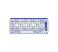 Logitech POP Icon Keys Bluetooth Keyboard in Lilac & Off White