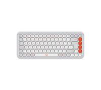 Logitech POP Icon Keys Bluetooth Keyboard in Off White & Orange
