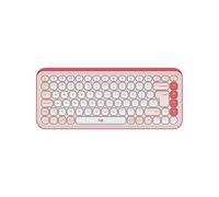 Logitech POP Icon Keys Bluetooth Keyboard in Rose & Off White