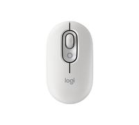 Logitech POP Mouse, Compact and Portable Wireless Bluetooth Mouse With Programmable Buttons and Quiet Clicks, Easy-Switch Between up to 3 Devices, Laptop, Tablet, PC - Off-White