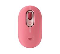 Logitech POP Mouse, Wireless Mouse with Customisable Emojis, SilentTouch Technology, Precision/Speed Scroll, Compact Design, Bluetooth, USB, Multi-Device, OS Compatible - Heartbreaker