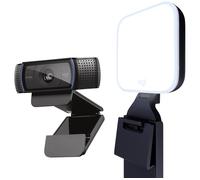 Logitech Pro C920 Full HD Webcam & Litra Glow Streaming Light Bundle