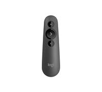 Logitech R500s Laser Class 1 Presenter Bluetooth and USB/Presentation Clicker - Universal Compatibility, 20m range, Customisable, Smart Battery 12 months usage - Dark Grey