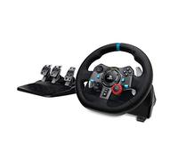 Logitech Racing Steering Wheel Driving Force for PS4, PS3 and PC black (Renewed)