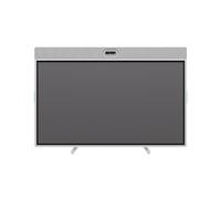 Logitech Rally Board 65 All-In-One Touch Display for video conferencing in Off white