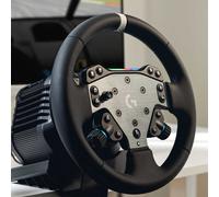 Logitech G RS50 System, 3-Piece Sim Racing Steering Wheel Setup - RS50 Wheel base with 8 Nm Direct Drive, RS Wheel Hub with 13 Buttons and RS Round Wheel 11-inch - For PS5/PS4/PC - Black