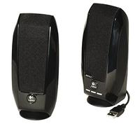Logitech S150 2.0 Digital Speaker System, 5W RMS, Black, USB, Brown Box