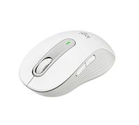 Logitech Signature M650 Wireless Mouse - For Small to Medium Sized Hands, 2-Year Battery, Silent Clicks, Customizable Side Buttons, Bluetooth, for PC/Mac/Multi-Device/Chromebook - Off White