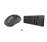Logitech Signature M650 Wireless & Trust Ody II Silent Wireless Keyboard,