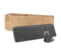 Logitech Signature Slim MK950 for Business Wireless Keyboard and Mouse Combo - Graphite, QWERTY Italian Layout