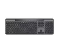 Logitech Signature Slim Solar+ K980 keyboard Universal RF Wireless + Bluetooth QWERTY UK English Graphite