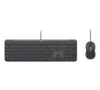 Logitech Signature Slim Wired Combo MK620 for Business, Optical Wired Mouse, Full-Size Keyboard, USB-C Plug-and-Play, Windows/Mac/Chrome/PC/laptops, QWERTY UK English Layout - Graphite