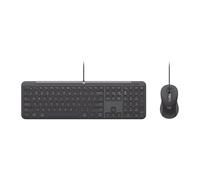 Logitech Signature Slim Wired Combo MK620 for Business, Optical Wired Mouse, Full-Size Keyboard, USB-C Plug-and-Play, Windows/Mac/Chrome/PC/laptops, QWERTY UK English Layout - Graphite