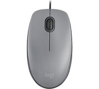 Logitech Silent M110 Mouse Wired Grey Suitable For Lefthanded People