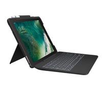 Logitech SLIM COMBO with detachable keyboard and Smart Connector for iPad Air (3rd gen) and iPad Pro 10.5-inch QWERTY Italian Black