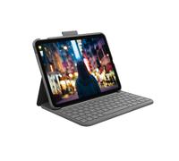 LOGITECH Slim Folio for iPad (10th gen & A16) Keyboard Case - Graphite, Silver/Grey